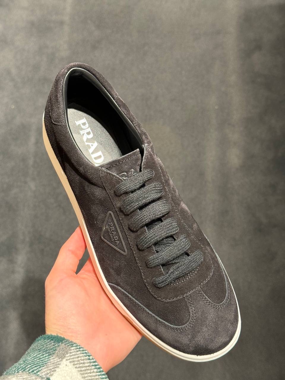 PRADA Sneakers side view - Men's luxury Shoes