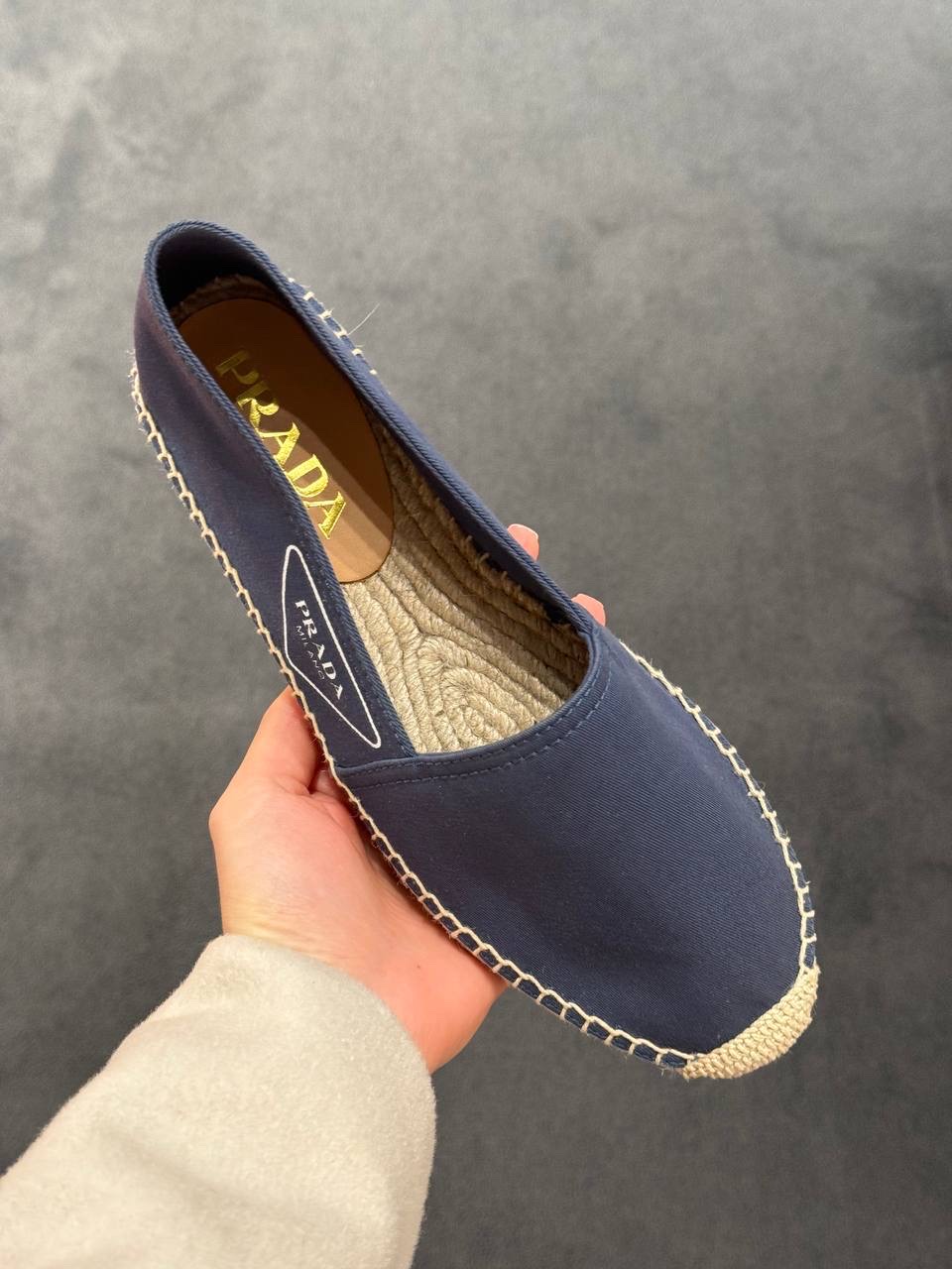 PRADA Espadrilles side view - Men's luxury Shoes