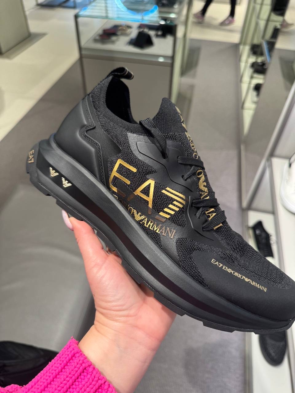 ARMANI EXCHANGE Sneakers front view - Men's luxury Shoes