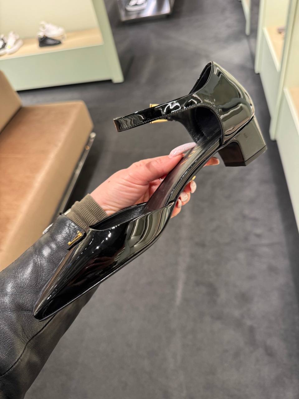 PRADA Sandals side view - Women's luxury Shoes