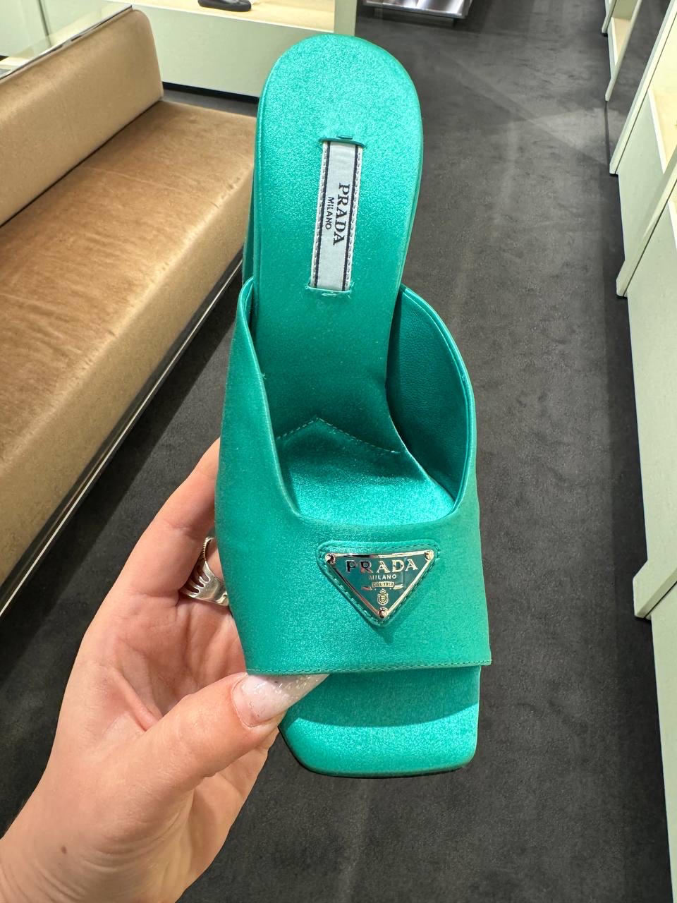 PRADA Sandals side view - Women's luxury Shoes