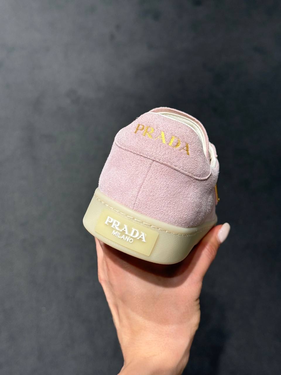 PRADA Sneakers side view - Women's luxury Shoes