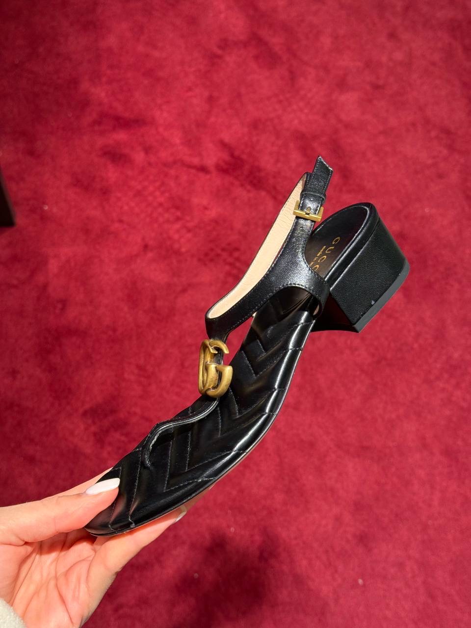 GUCCI Sandals side view - Women's luxury Shoes
