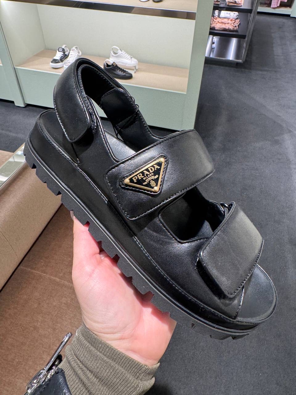 PRADA Sandals front view - Women's luxury Shoes