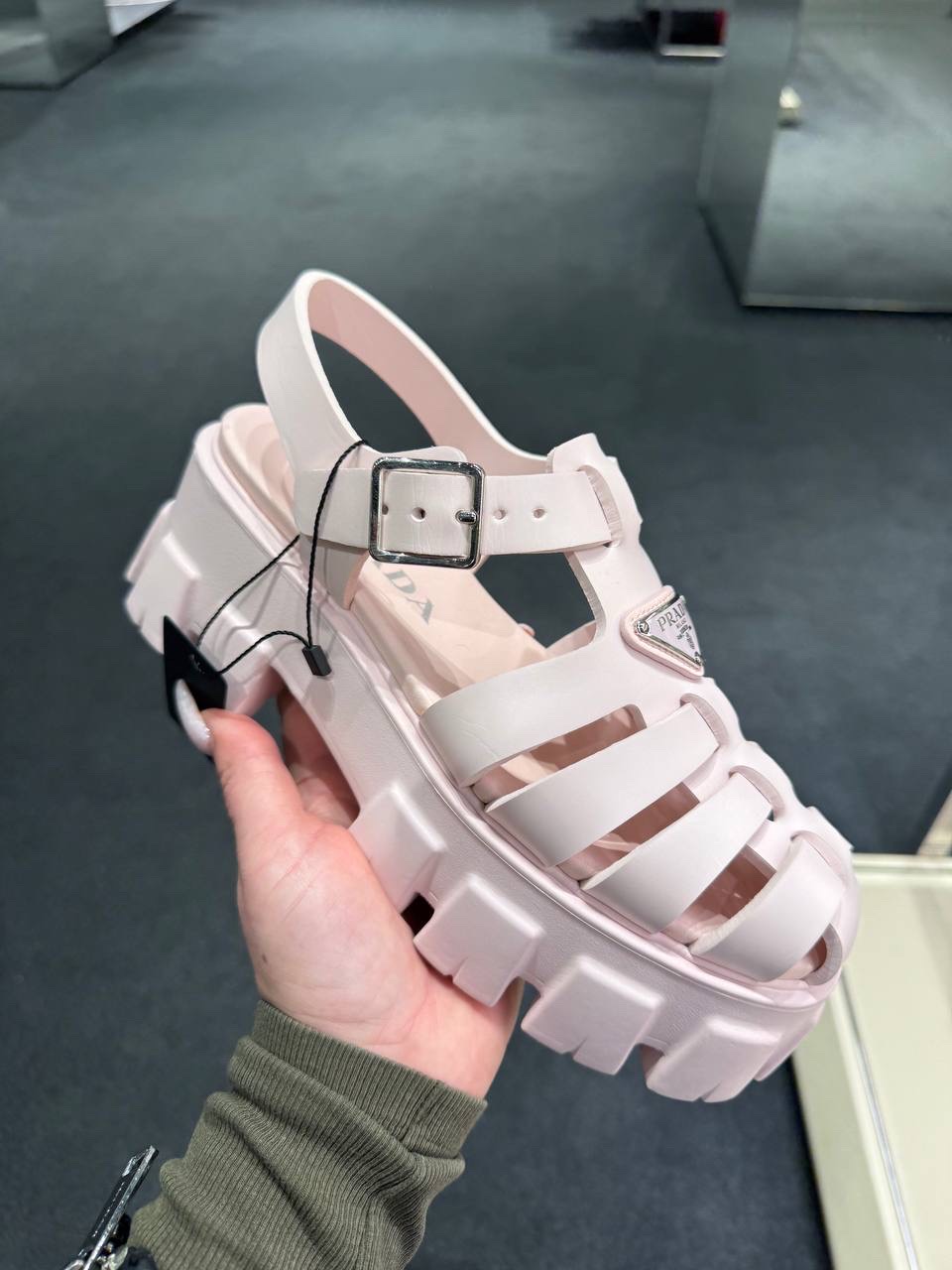 PRADA Sandals front view - Women's luxury Shoes