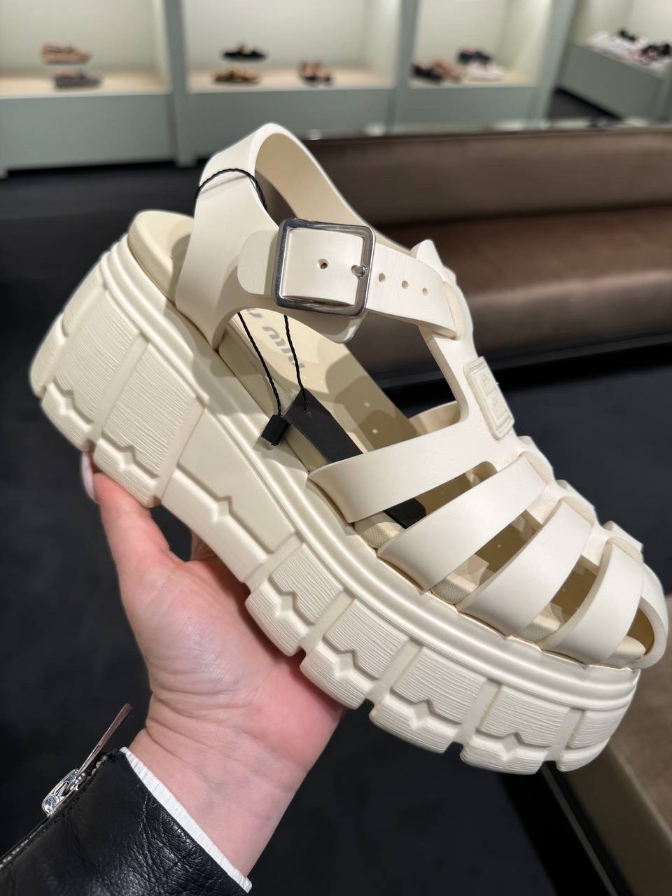 MIU MIU Sandals front view - Women's luxury Shoes