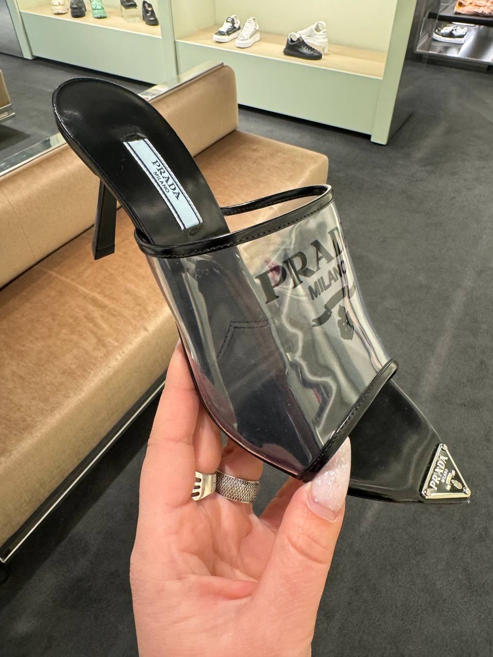 PRADA Sandals front view - Women's luxury Shoes