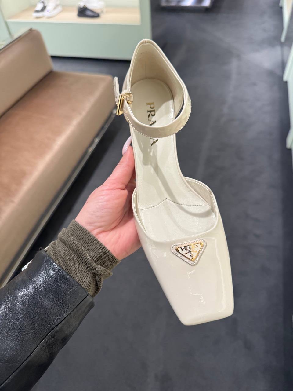 PRADA Sandals side view - Women's luxury Shoes