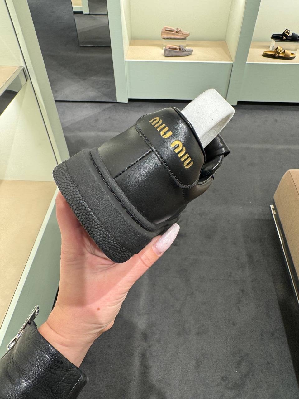 MIU MIU Sneakers side view - Women's luxury Shoes