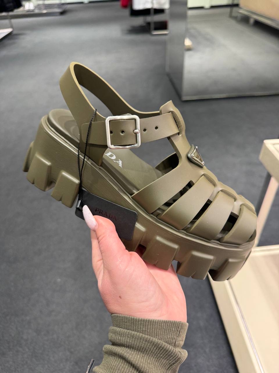 PRADA Sandals front view - Women's luxury Shoes