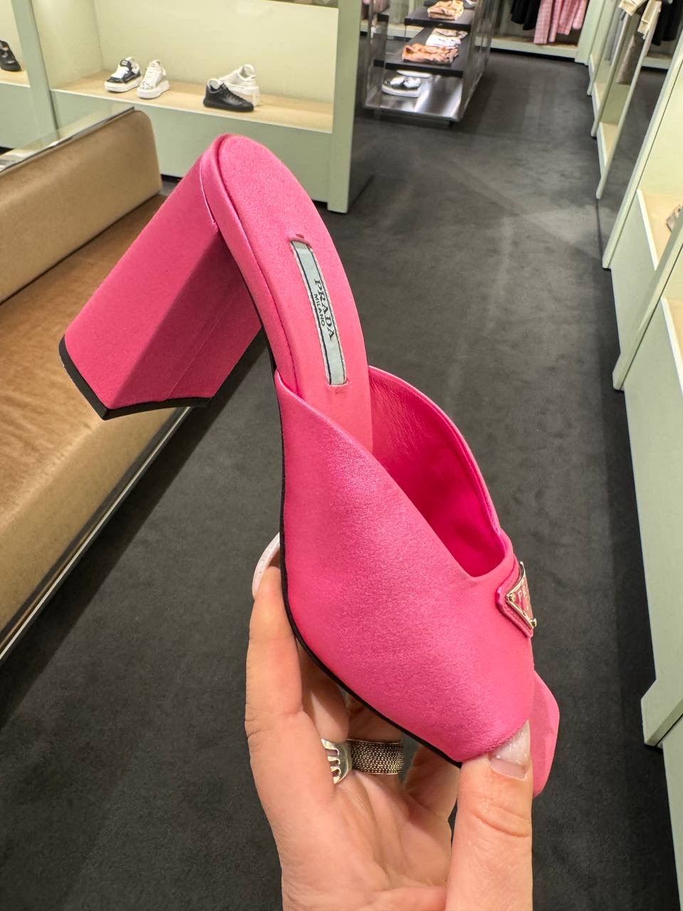 PRADA Sandals side view - Women's luxury Shoes