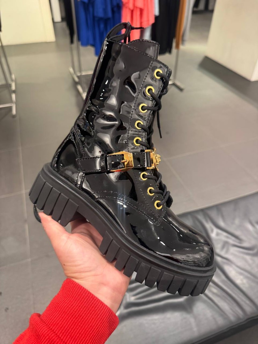 VERSACE Boots front view - Women's luxury Shoes