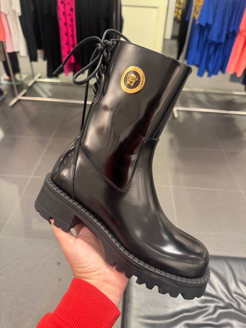 VERSACE Boots front view - Women's luxury Shoes