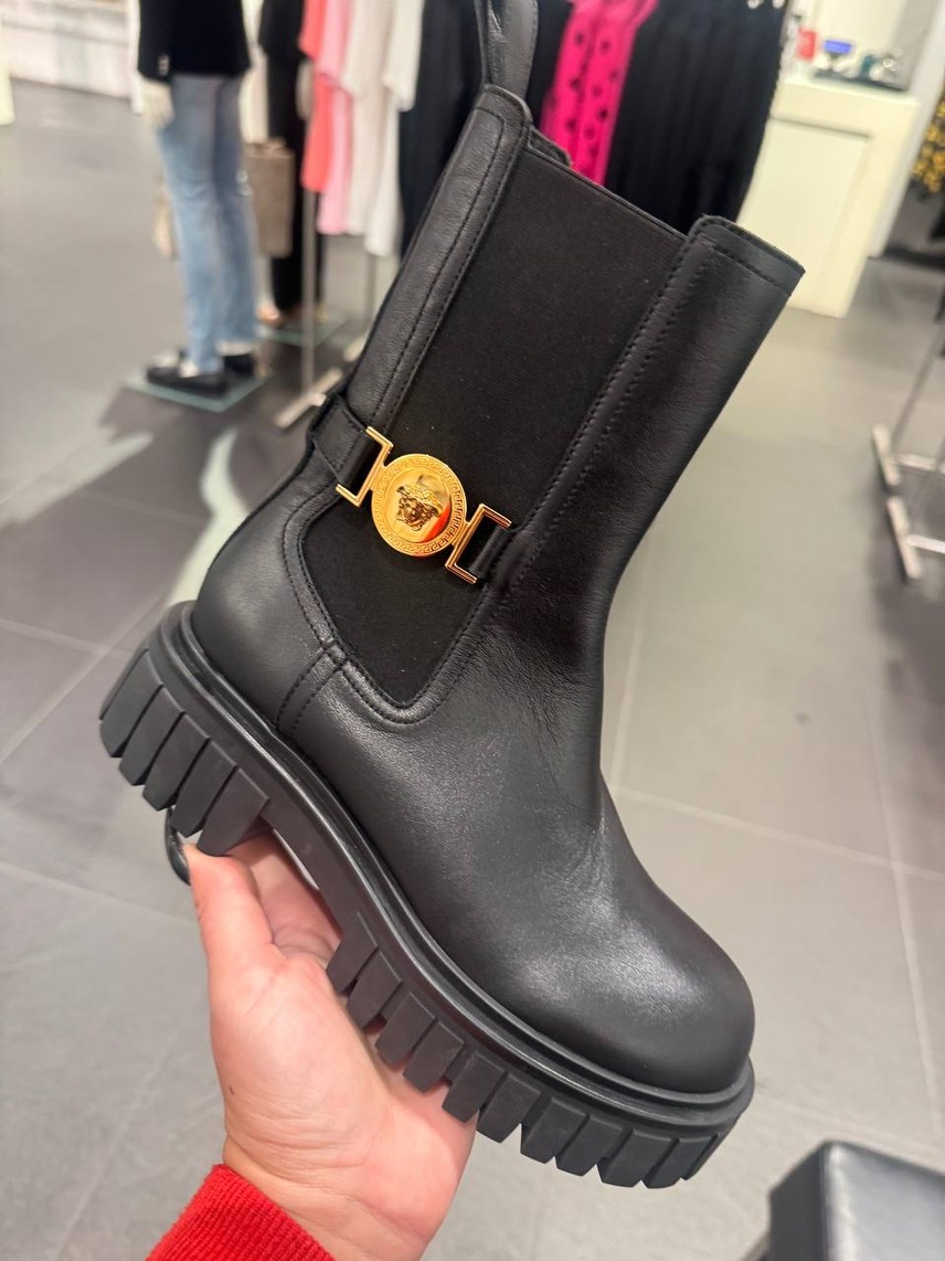 VERSACE Boots front view - Women's luxury Shoes