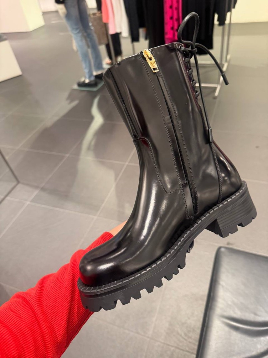 VERSACE Boots side view - Women's luxury Shoes