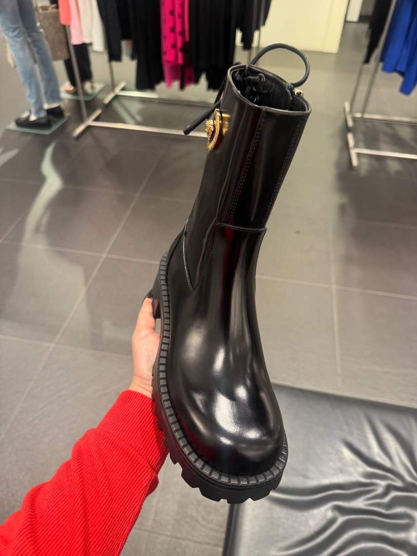 VERSACE Boots side view - Women's luxury Shoes