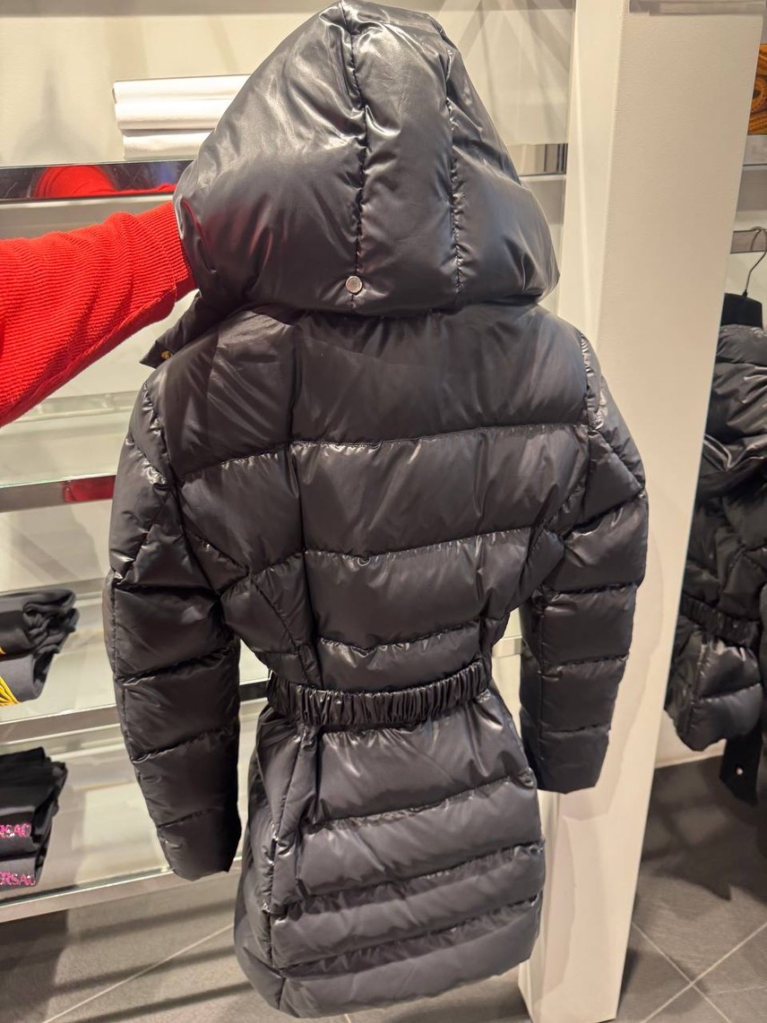 VERSACE Down jacket side view - Women's luxury Clothes