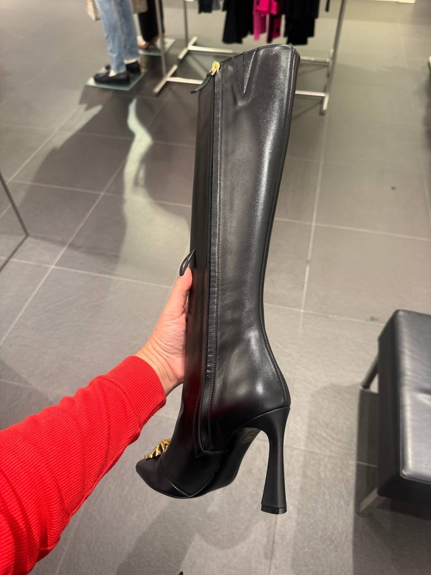 VERSACE Boots side view - Women's luxury Shoes