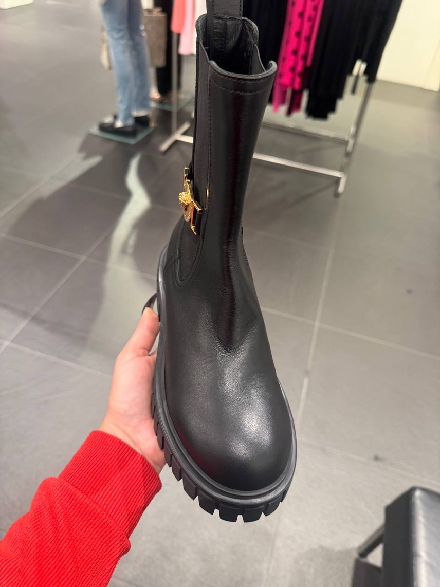VERSACE Boots side view - Women's luxury Shoes