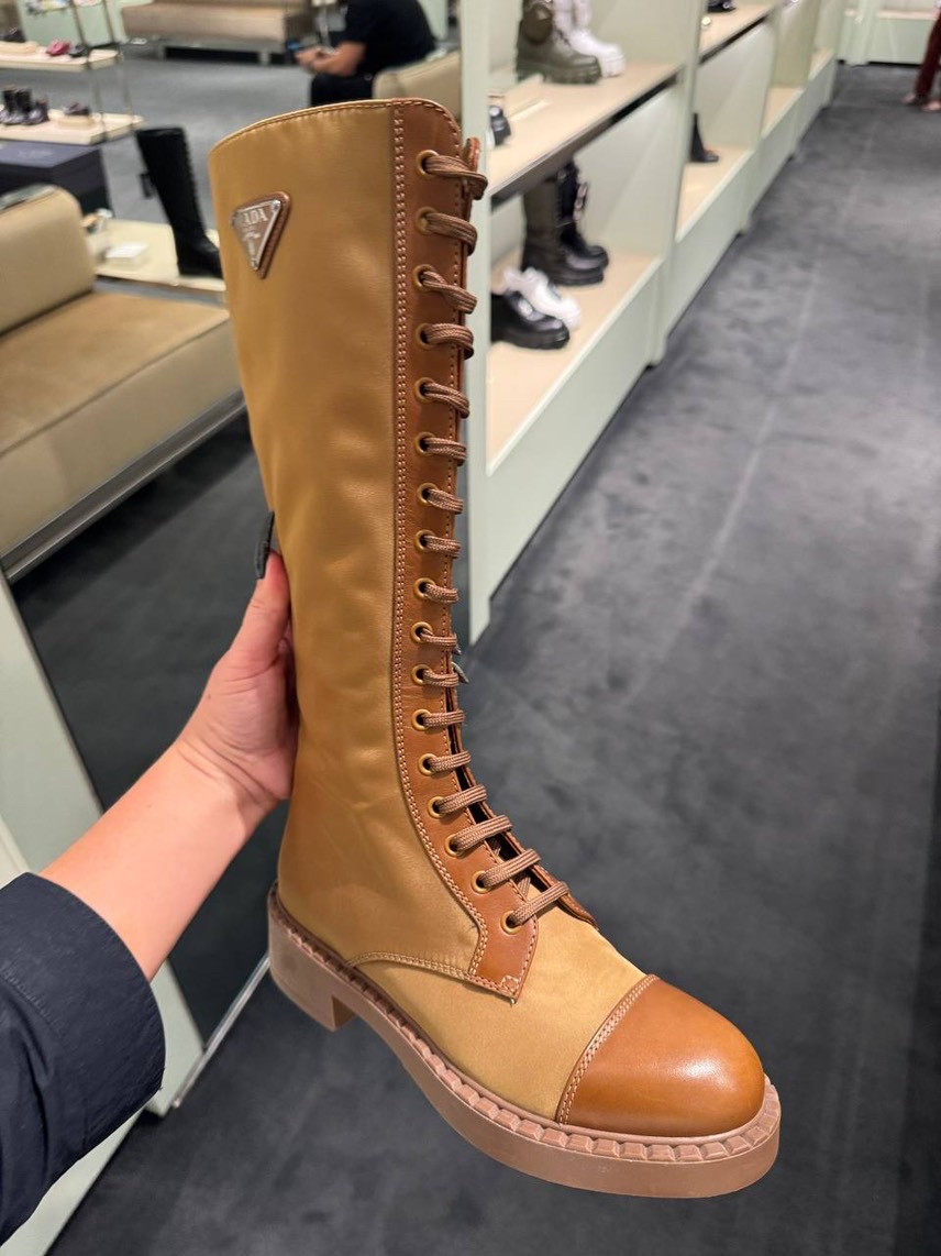 PRADA Boots side view - Women's luxury Shoes