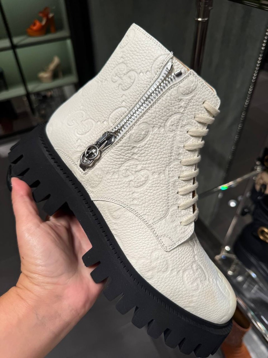 GUCCI Boots side view - Women's luxury Shoes