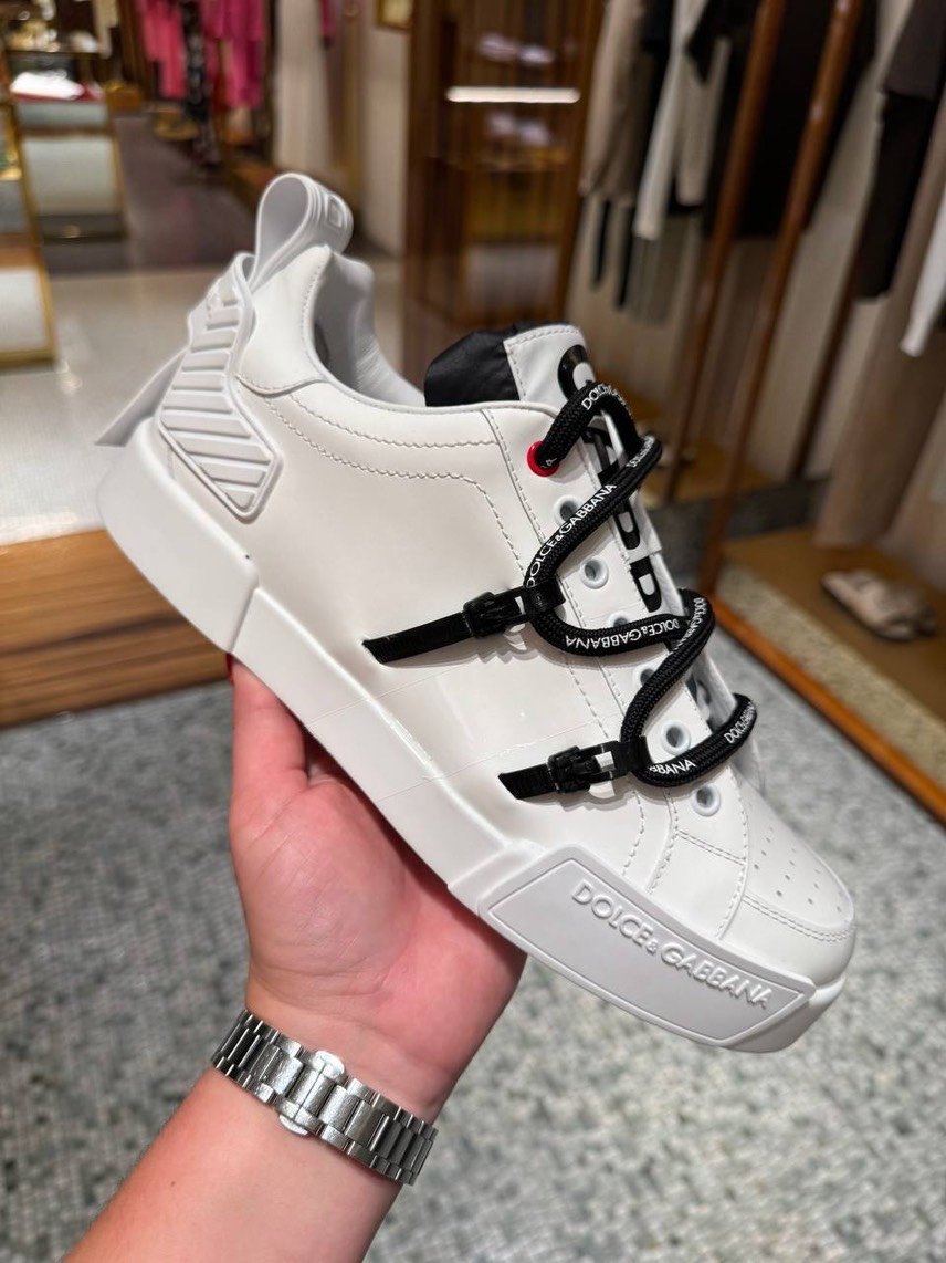 DOLCE & GABBANA Sneakers front view - Men's luxury Shoes
