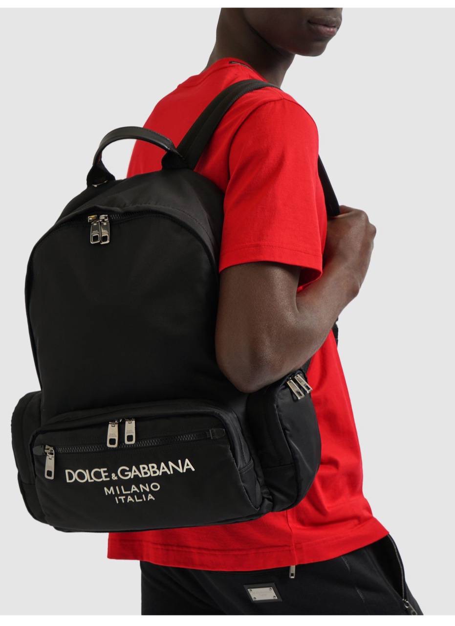 DOLCE & GABBANA Backpack side view - Men's luxury Bags