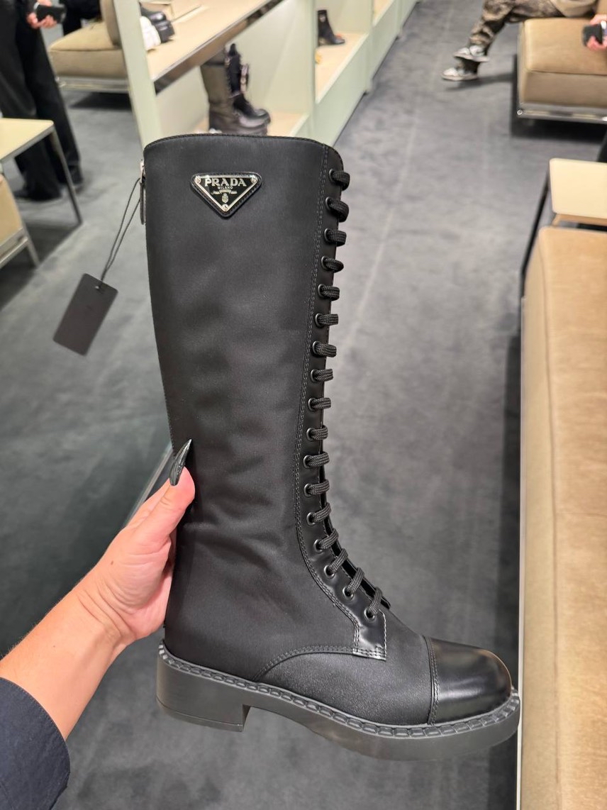 PRADA Boots front view - Women's luxury Shoes