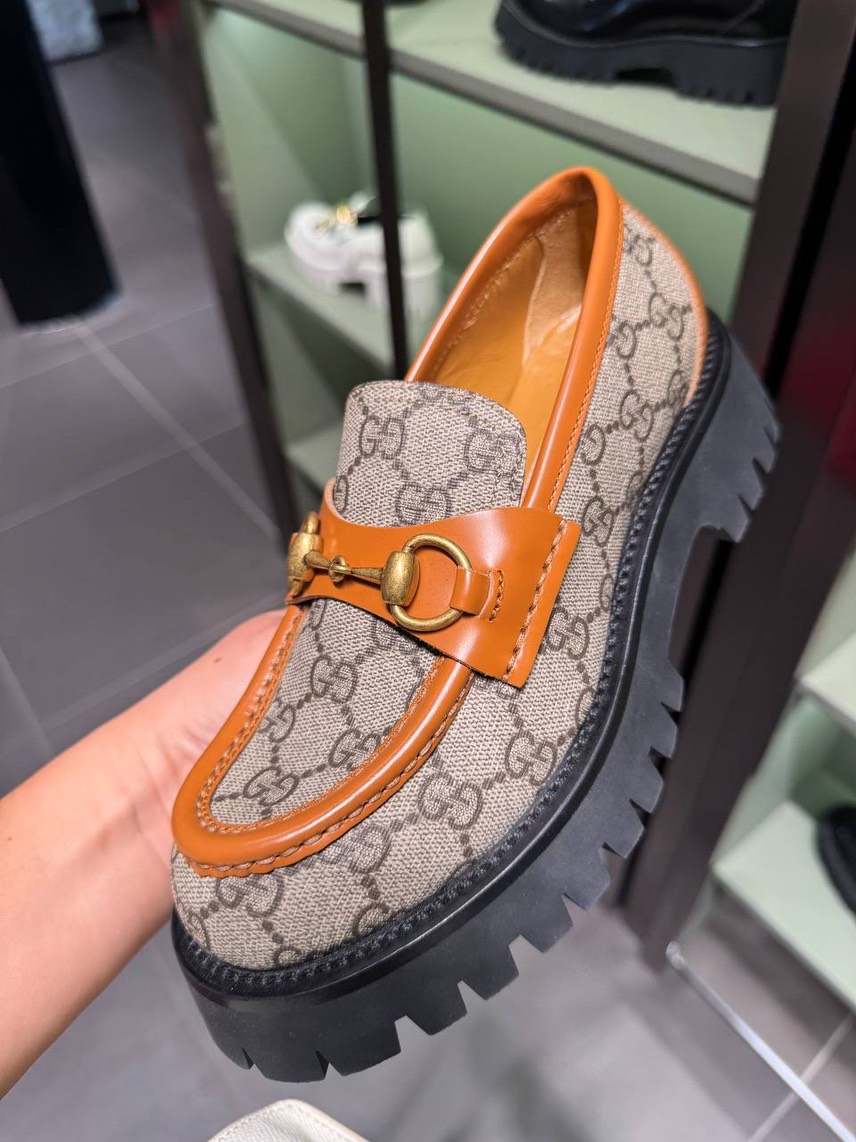 GUCCI Loafers front view - Women's luxury Shoes