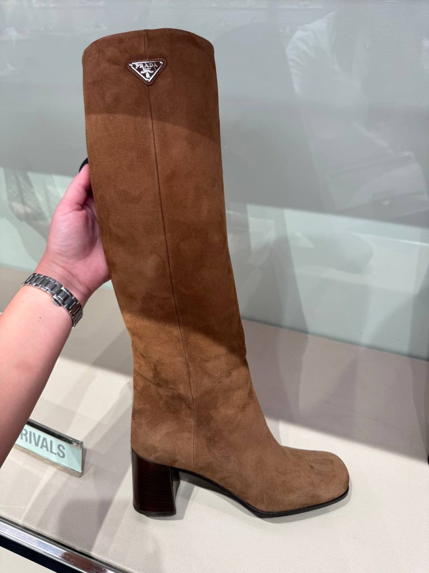 PRADA Boots front view - Women's luxury Shoes