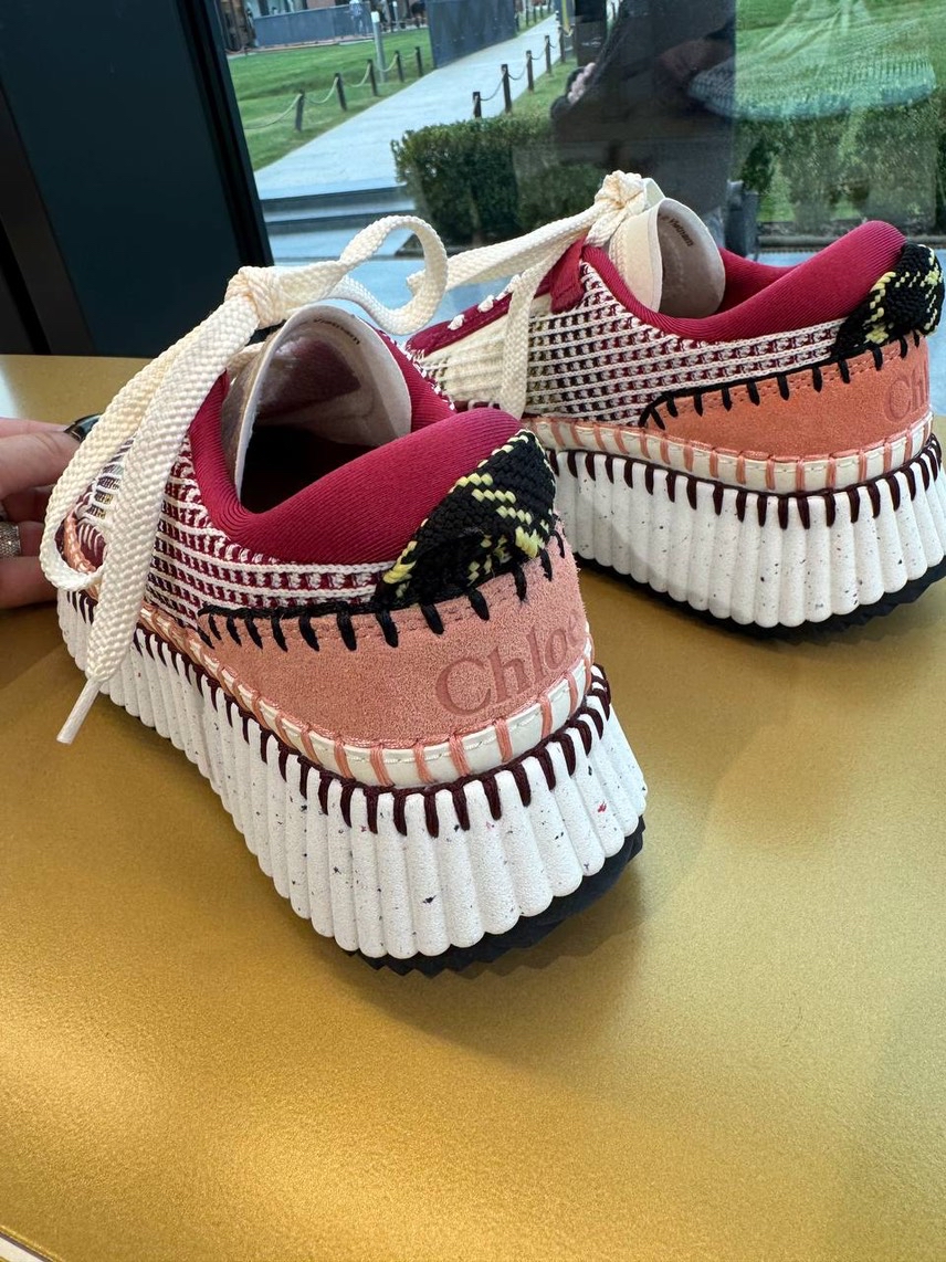 CHLOE Sneakers side view - Women's luxury Shoes