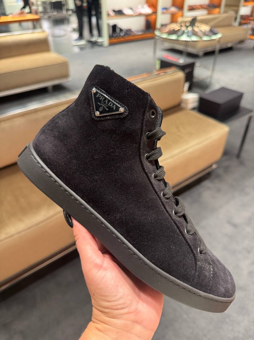 PRADA Boots front view - unisex luxury Shoes