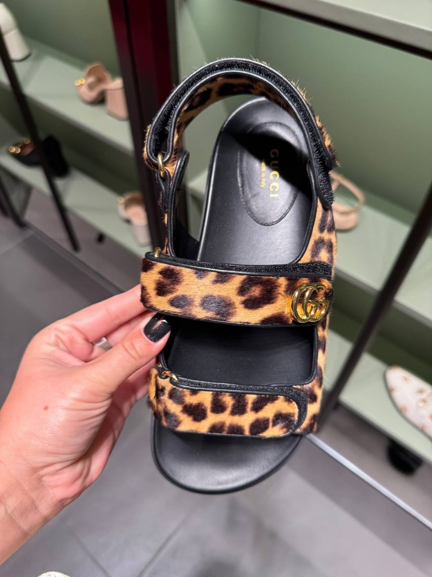 GUCCI Sandals side view - Women's luxury Shoes
