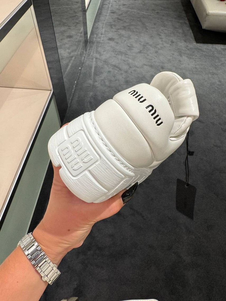 MIU MIU Sneakers side view - Women's luxury Shoes