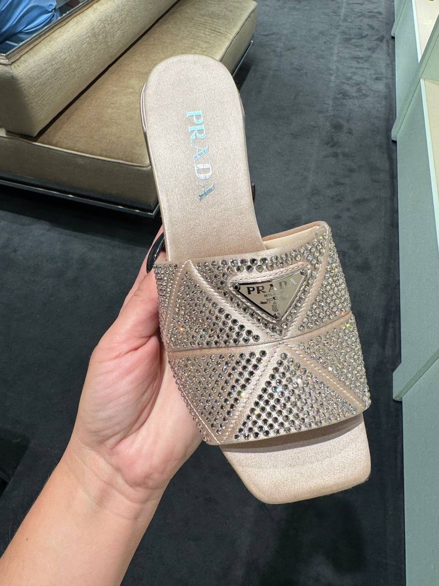 PRADA Slides side view - Women's luxury Shoes