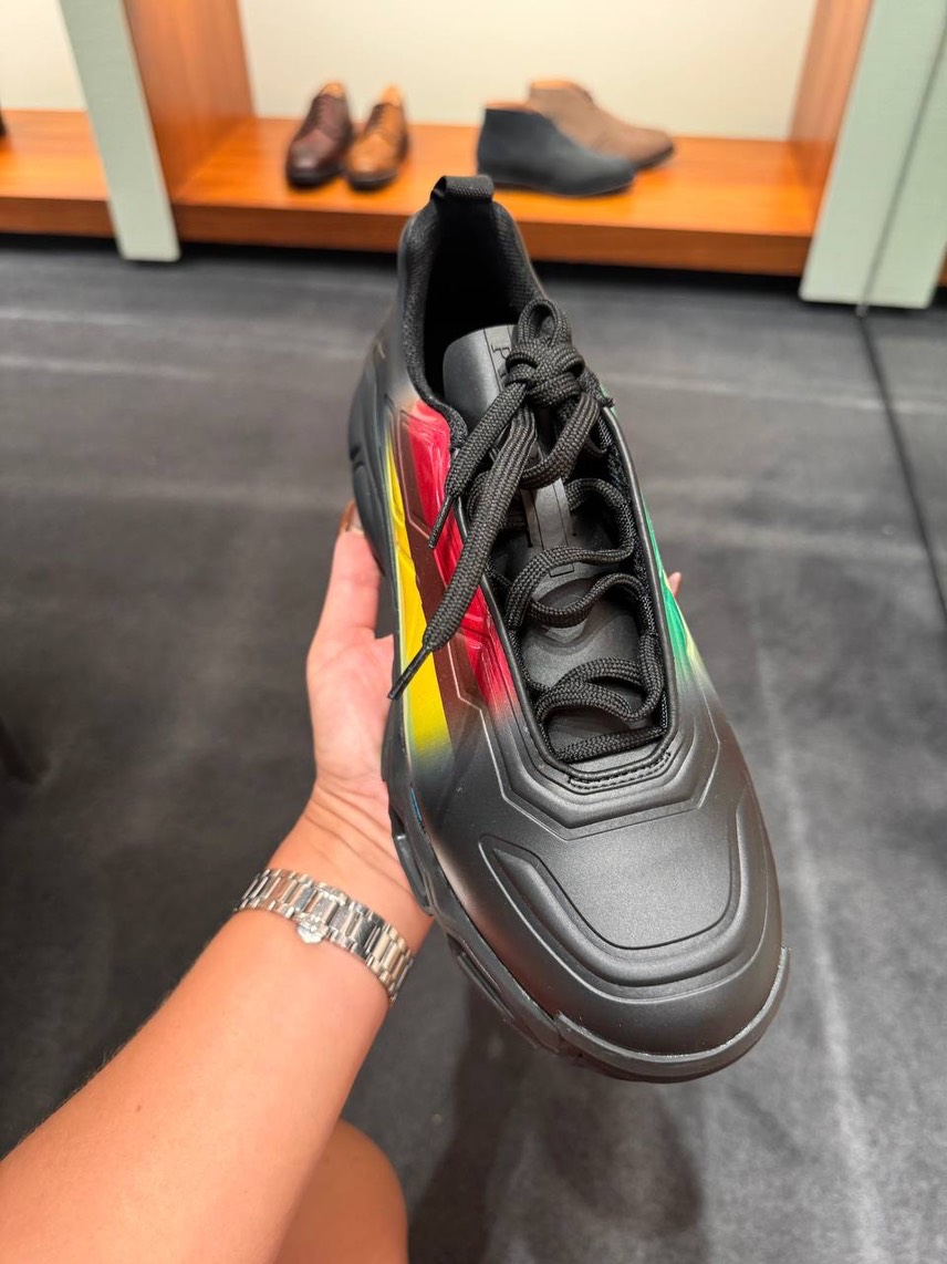 PRADA Sneakers side view - Men's luxury Shoes