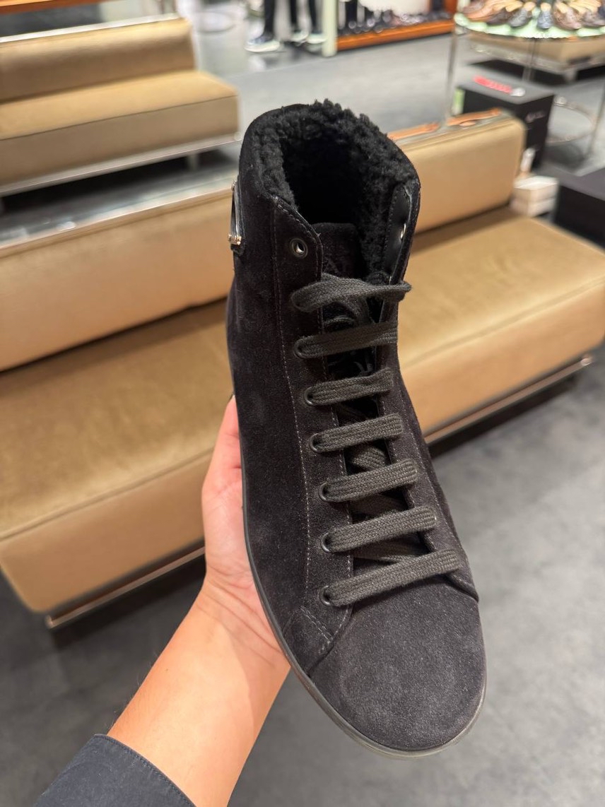 PRADA Boots side view - unisex luxury Shoes