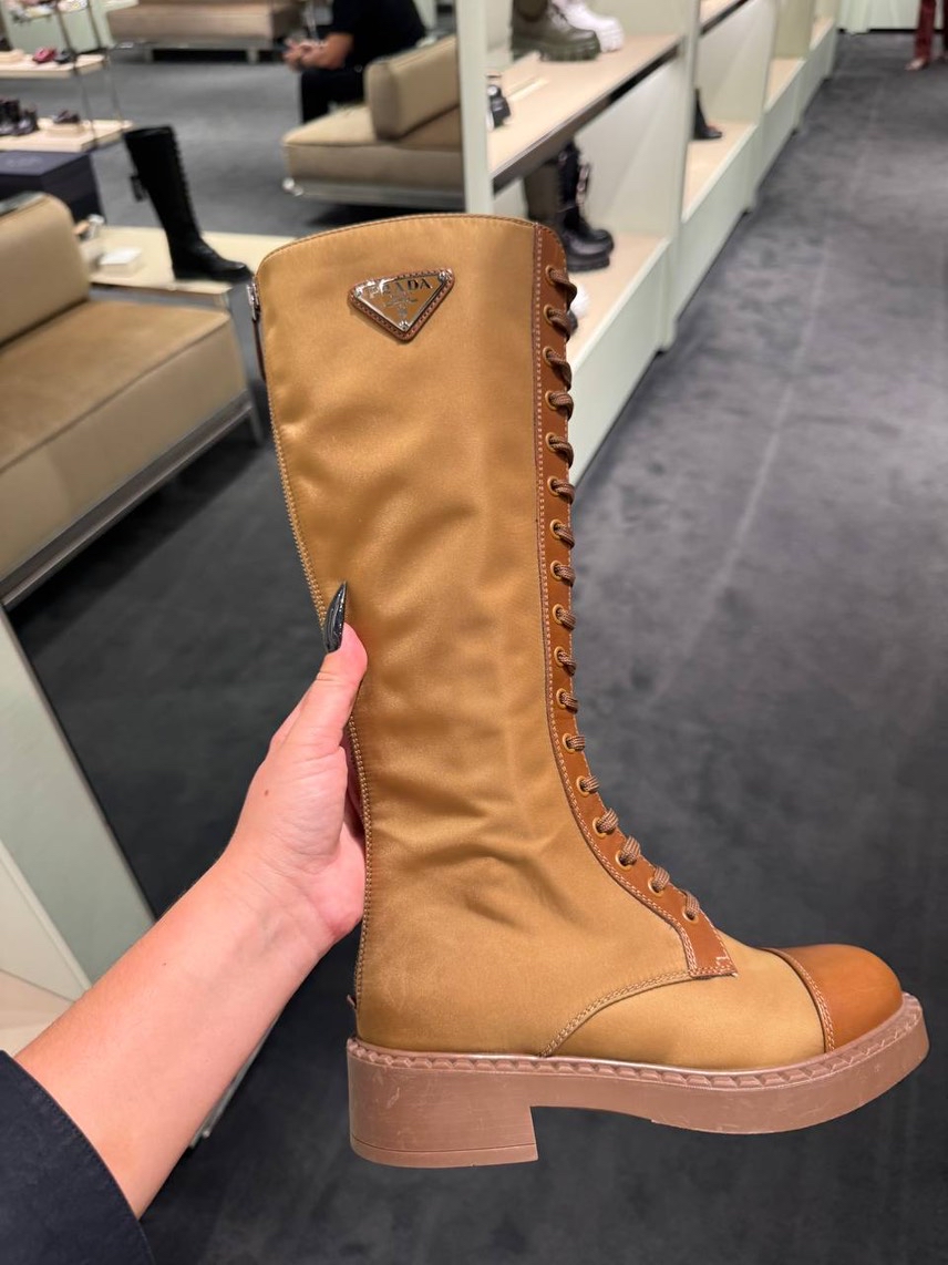 PRADA Boots front view - Women's luxury Shoes