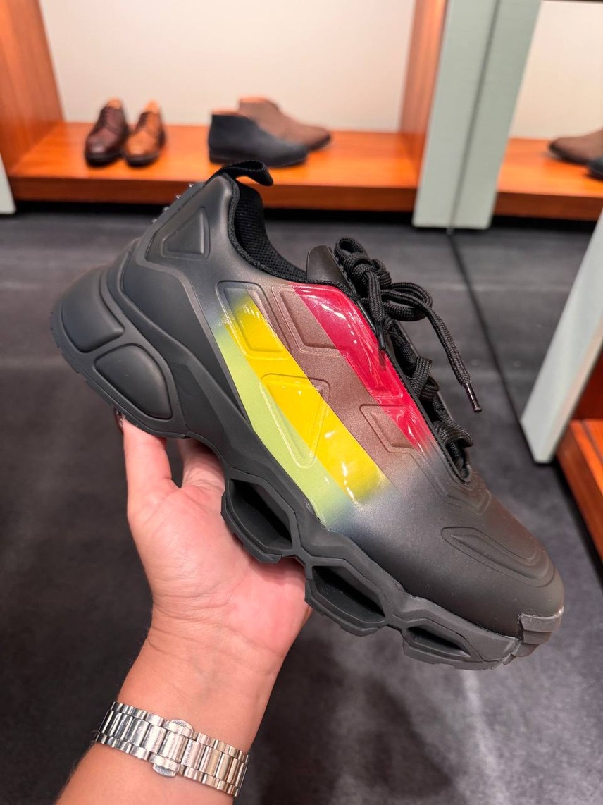 PRADA Sneakers side view - Men's luxury Shoes