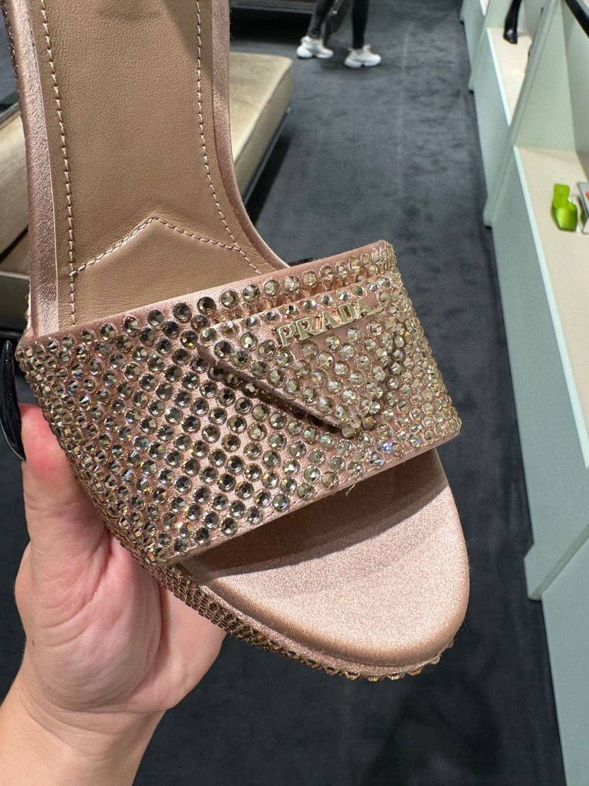 PRADA Sandals side view - Women's luxury Shoes