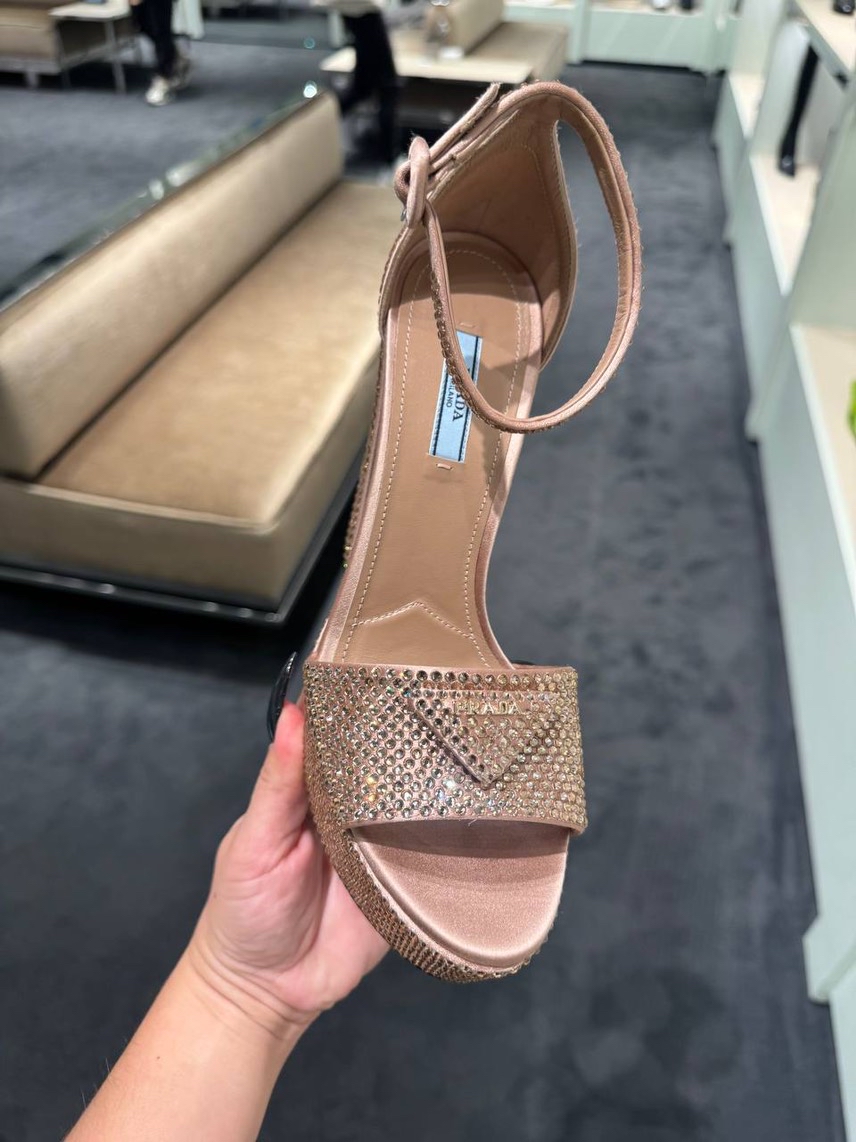 PRADA Sandals side view - Women's luxury Shoes