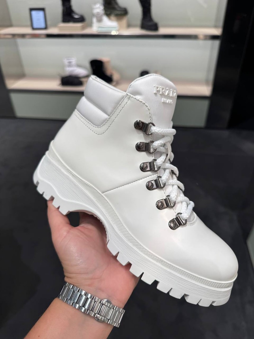 PRADA Boots front view - Women's luxury Shoes
