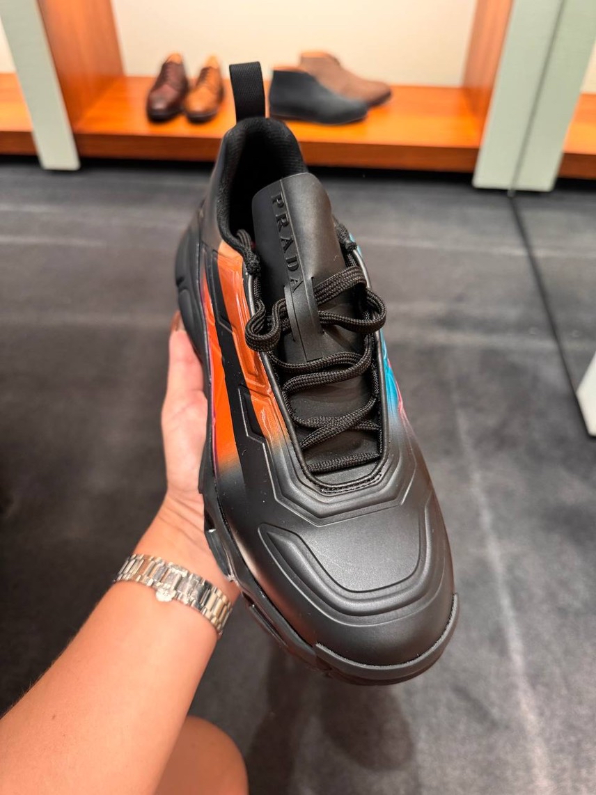 PRADA Sneakers side view - Men's luxury Shoes