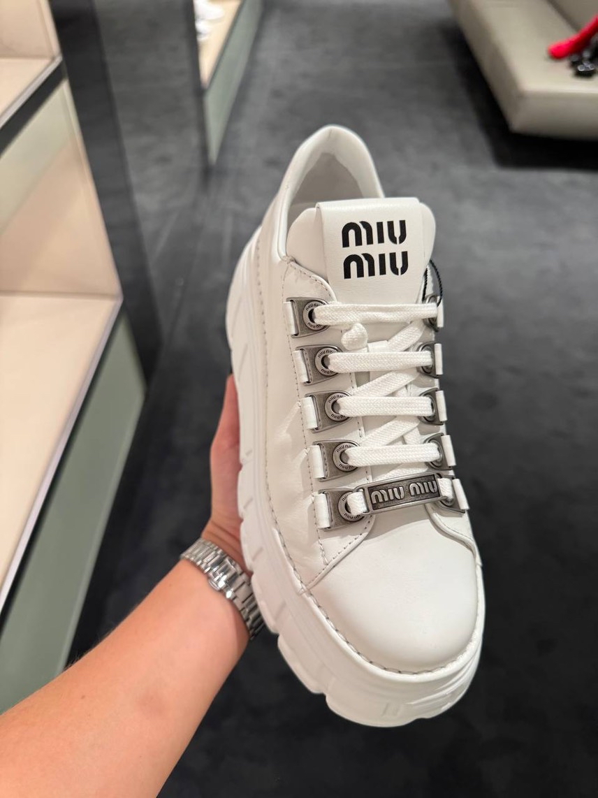 MIU MIU Sneakers side view - Women luxury Shoes