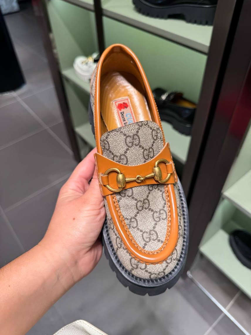 GUCCI Loafers side view - Women's luxury Shoes