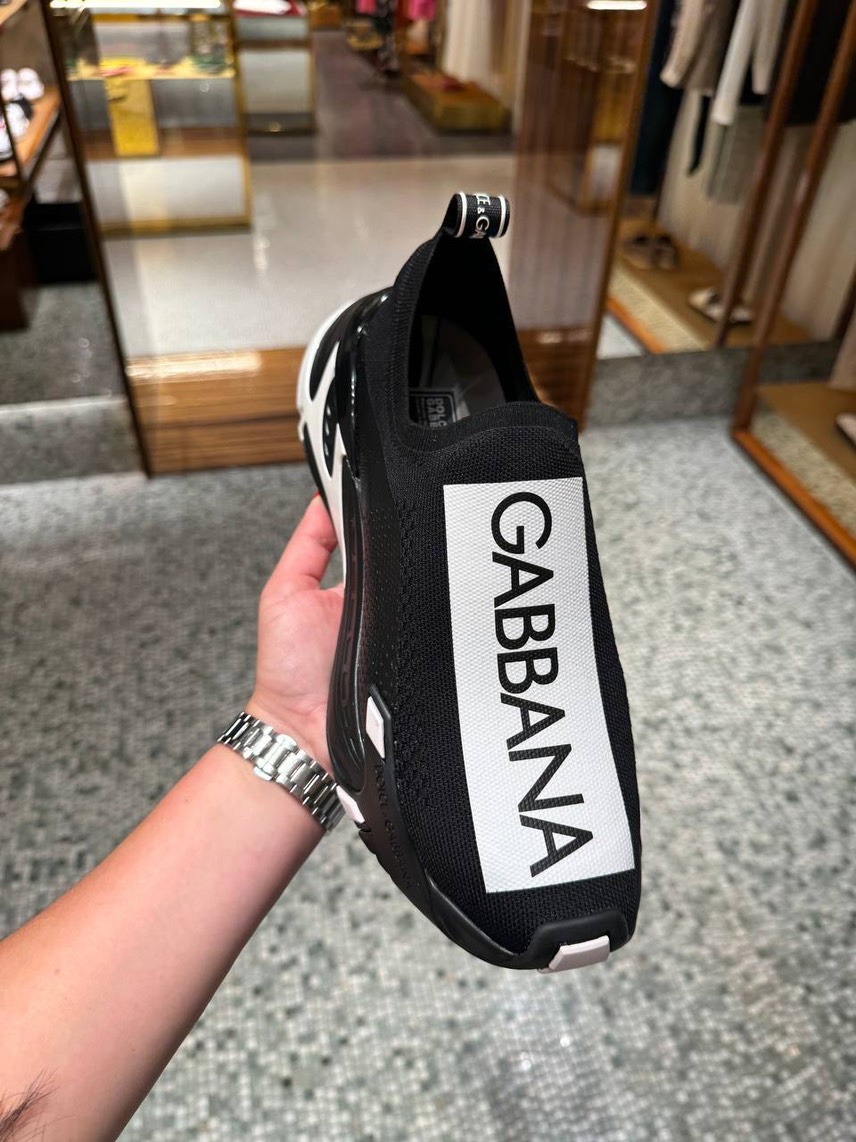 DOLCE & GABBANA Sneakers front view - Men's luxury Shoes