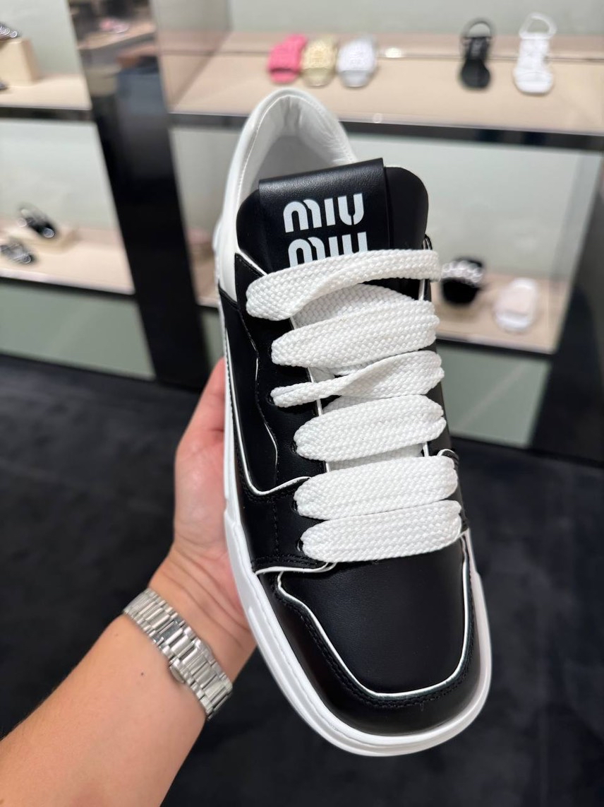 MIU MIU Sneakers side view - Women's luxury Shoes