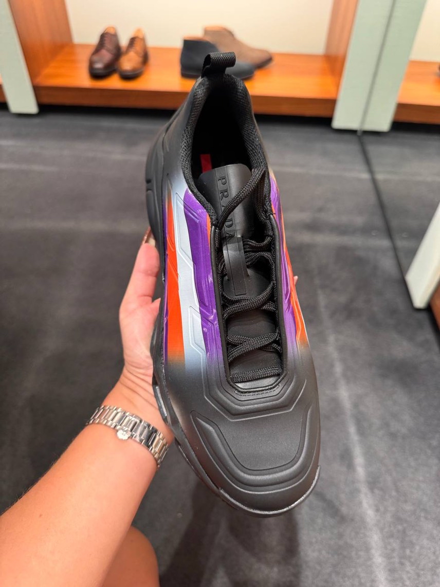 PRADA Sneakers side view - Men's luxury Shoes