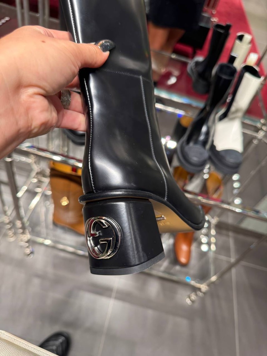 GUCCI Boots side view - Women's luxury Shoes