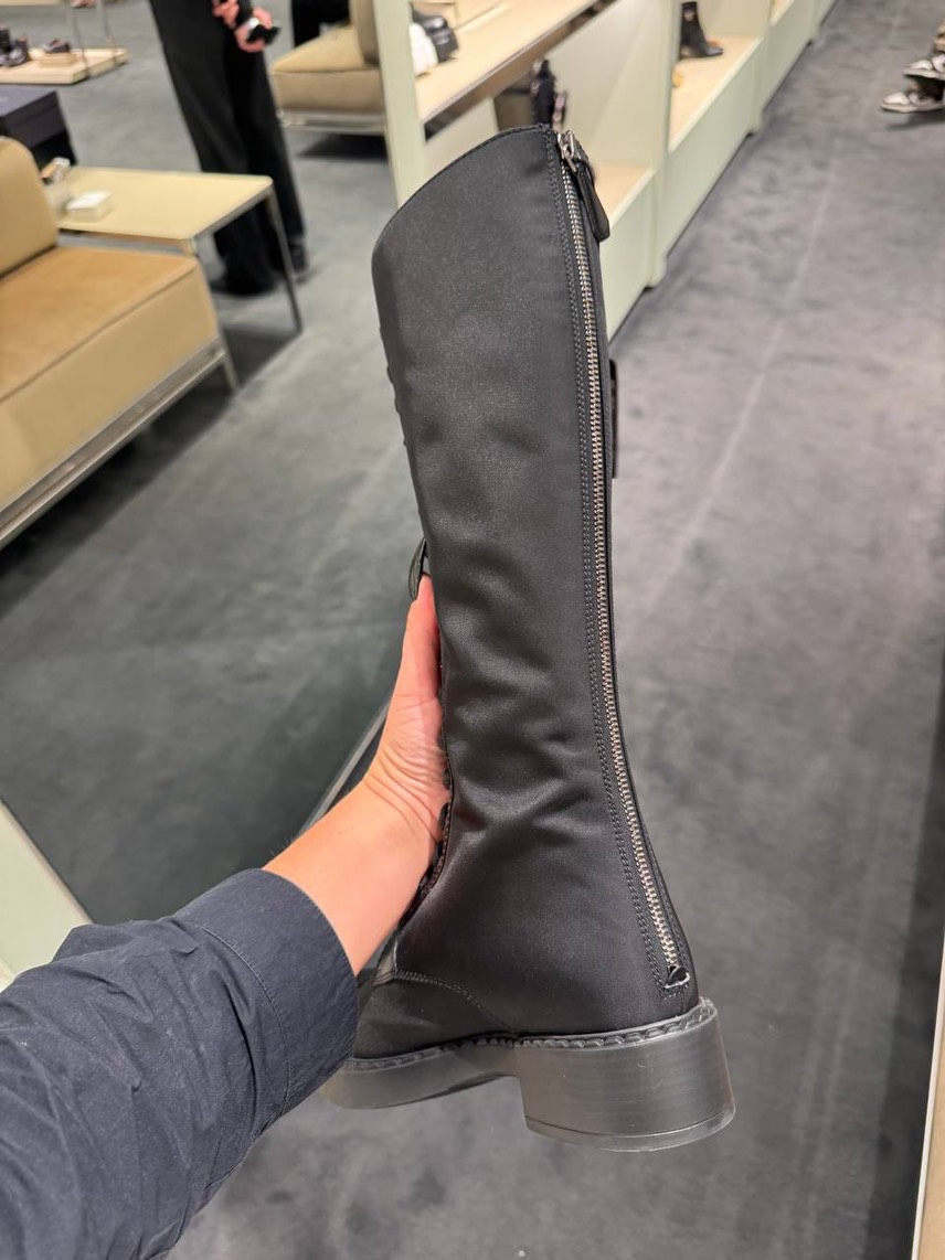 PRADA Boots side view - Women's luxury Shoes